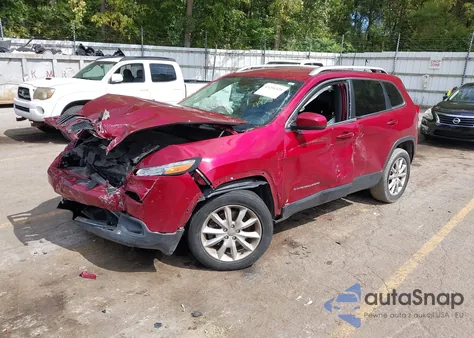 2016 Jeep Cherokee Limited from USA, damaged, VIN 1C4PJMDS3GW349644